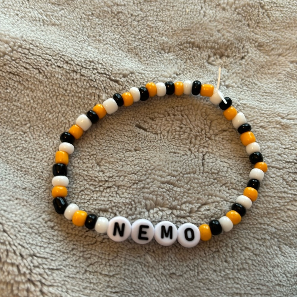 Handmade finding nemo bracelet